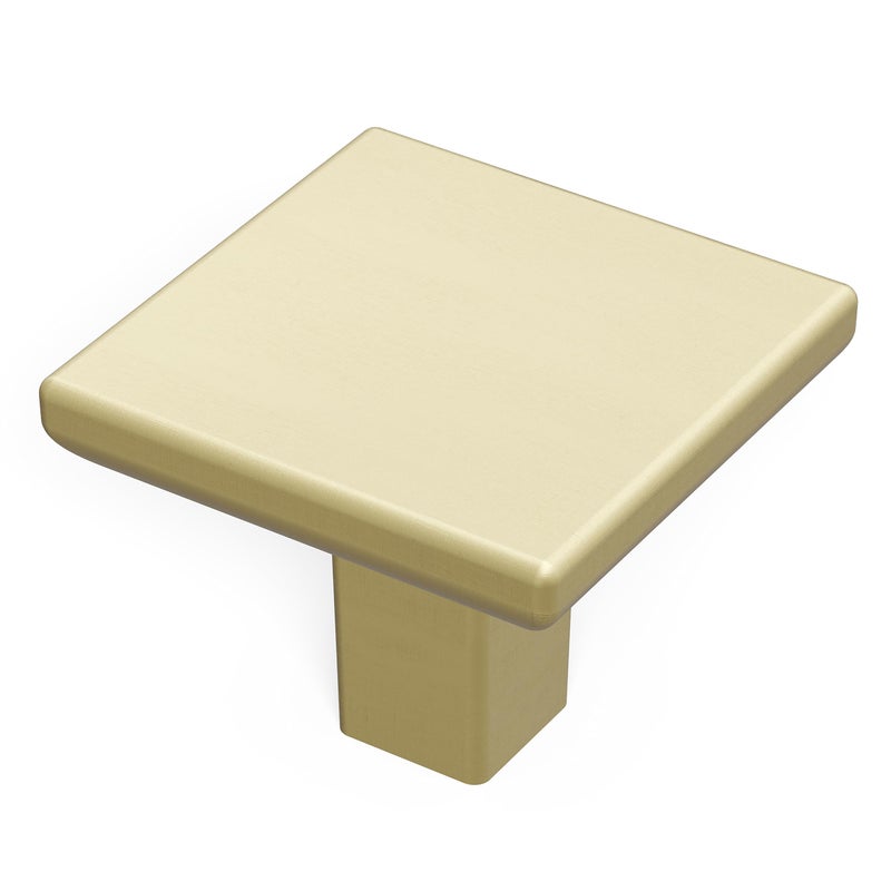 Hickory Hardware Solid Core Kitchen Cabinet Knobs, Luxury Cabinet and Dresser Knobs, Handle Pulls for Doors & Drawers, 1-1/4 Inch, Elusive Golden Nickel, Skylight Collection (Pack of 10) - Image 2